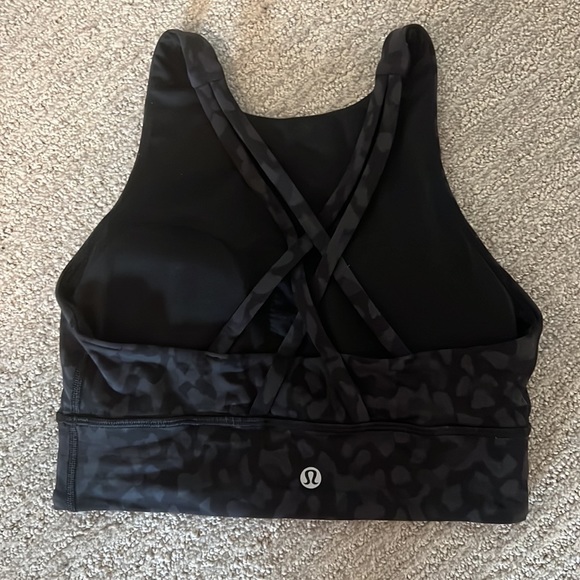lululemon high neck long line energy bra - Picture 2 of 3